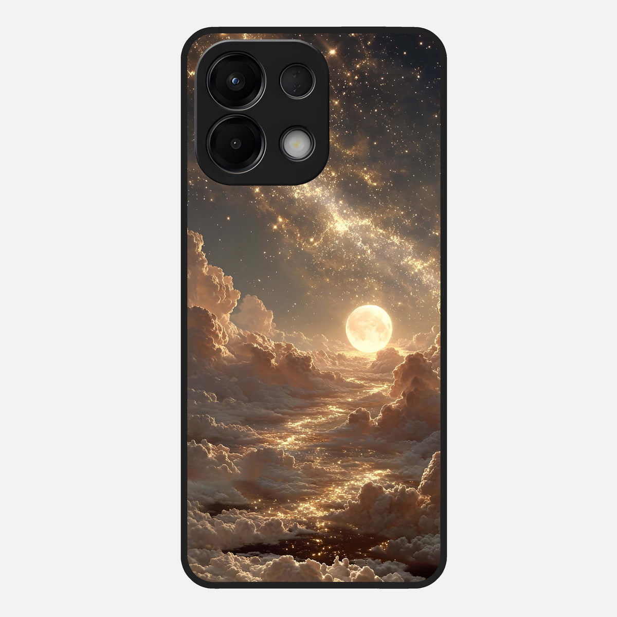  Golden Sky Dream Glass Case For Oppo K13 5G back cover – full design glossy printed glass finish