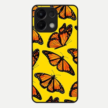  Golden Wing Flight Glass Case For Oppo K13 5G back cover – full design glossy printed glass finish