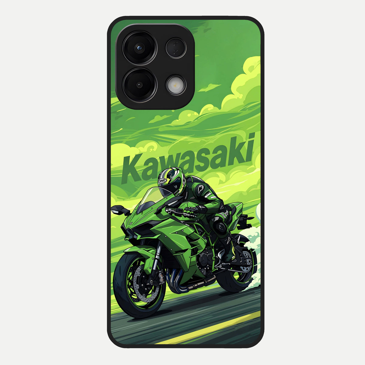  Greenery Sky Glass Case For Oppo K13 5G back cover – full design glossy printed glass finish