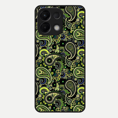  Green Lemon Glass Case For Oppo K13 5G back cover – full design glossy printed glass finish
