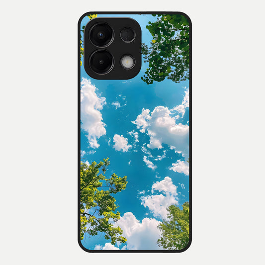  Green Moon Energy Glass Case For Oppo K13 5G back cover – full design glossy printed glass finish