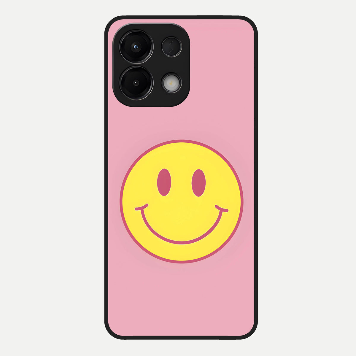  Happy Pink Mood Glass Case For Oppo K13 5G back cover – full design glossy printed glass finish