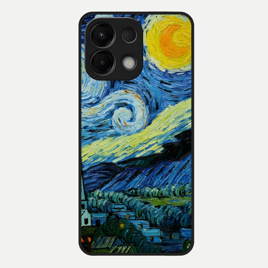  Inspired Van Gogh Art Glass Case For Oppo K13 5G back cover – full design glossy printed glass finish