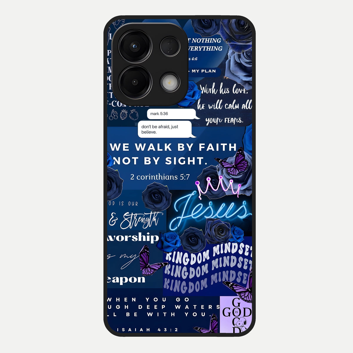  Kingdom Faith Glow Glass Case For Oppo K13 5G back cover – full design glossy printed glass finish