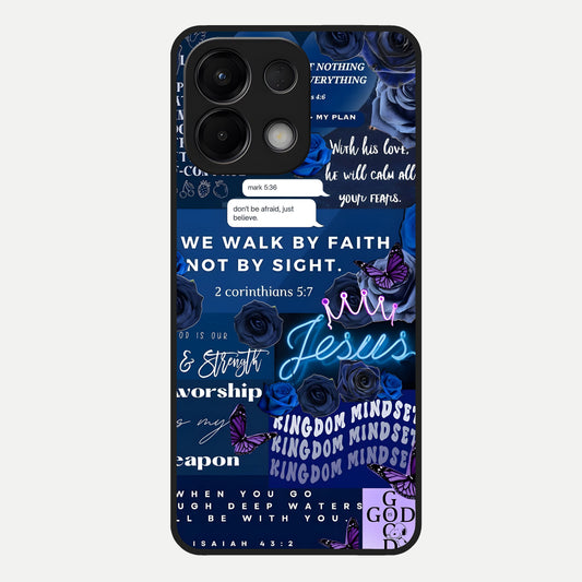  Kingdom Faith Glow Glass Case For Oppo K13 5G back cover – full design glossy printed glass finish