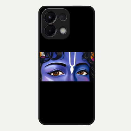  Krishna Eye Glass Case For Oppo K13 5G back cover – full design glossy printed glass finish
