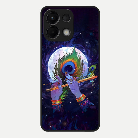  Krishna Hands Art Glass Case For Oppo K13 5G back cover – full design glossy printed glass finish
