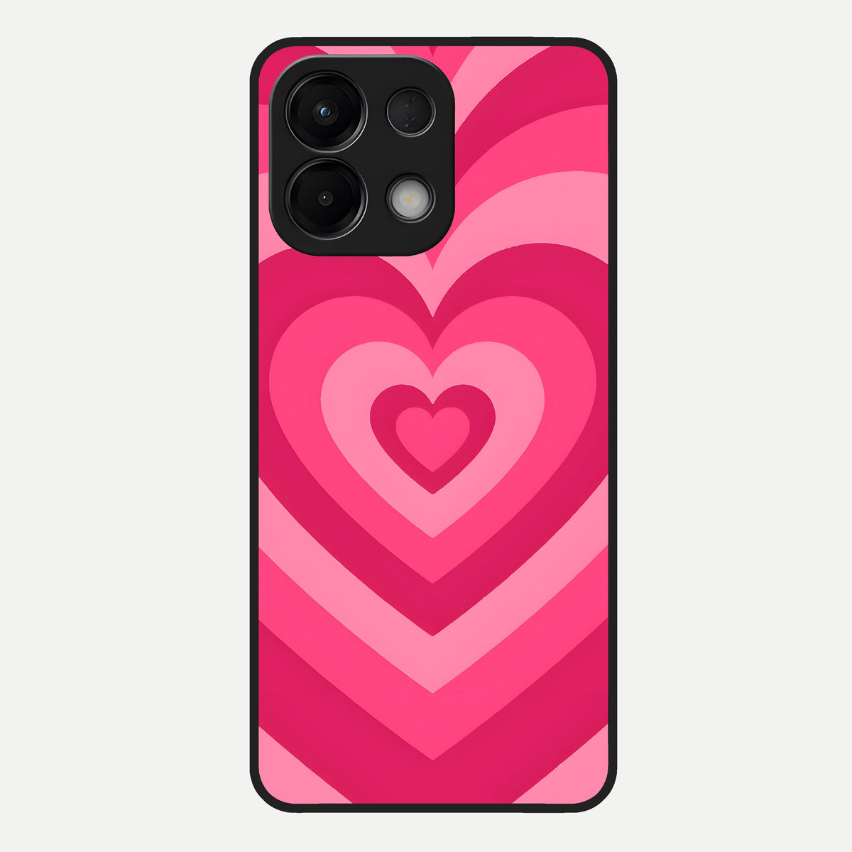  Layered Love Hearts Glass Case For Oppo K13 5G back cover – full design glossy printed glass finish