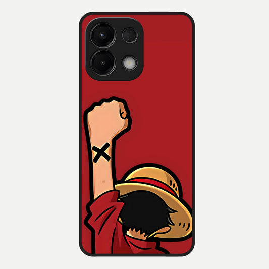  Luffy X Spirit Glass Case For Oppo K13 5G back cover – full design glossy printed glass finish