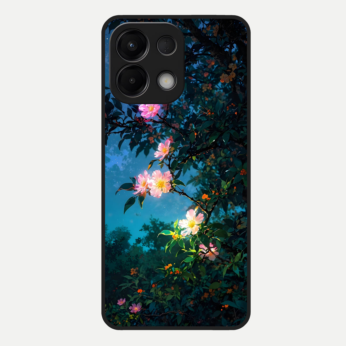  Midnight Bloom Glow Glass Case For Oppo K13 5G back cover – full design glossy printed glass finish