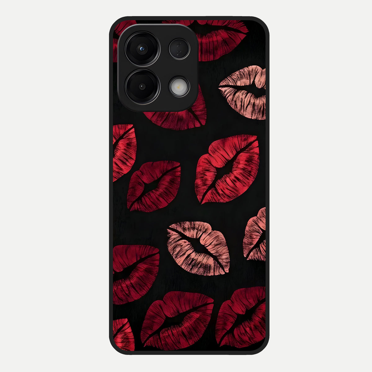  Midnight Kiss Love Glass Case For Oppo K13 5G back cover – full design glossy printed glass finish