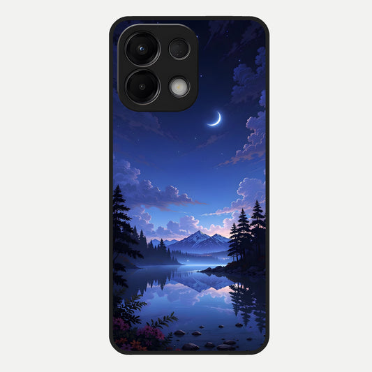  Midnight Lake Peace Glass Case For Oppo K13 5G back cover – full design glossy printed glass finish