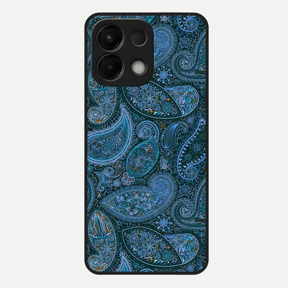  Midnight Paisley Glow Glass Case For Oppo K13 5G back cover – full design glossy printed glass finish