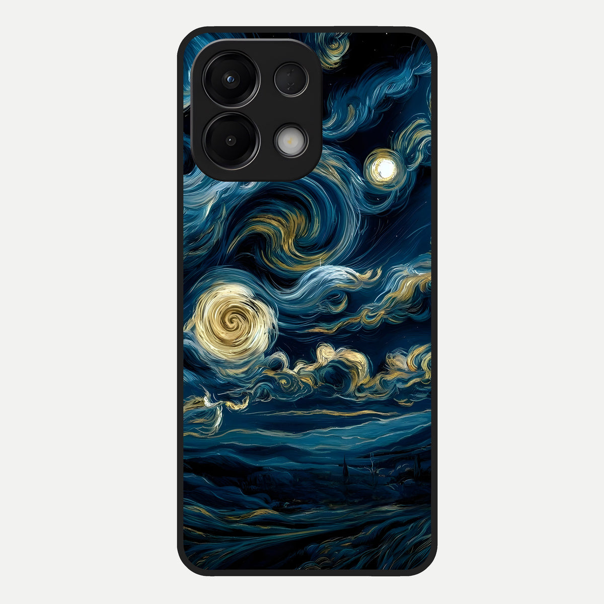  Midnight Sky Whirl Glass Case For Oppo K13 5G back cover – full design glossy printed glass finish
