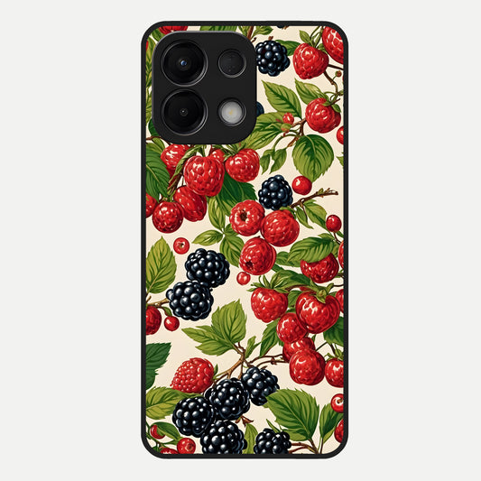  Mixed Berry Collage Glass Case For Oppo K13 5G back cover – full design glossy printed glass finish