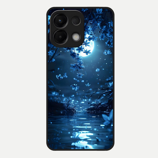  Moonlight Petal Dream Glass Case For Oppo K13 5G back cover – full design glossy printed glass finish