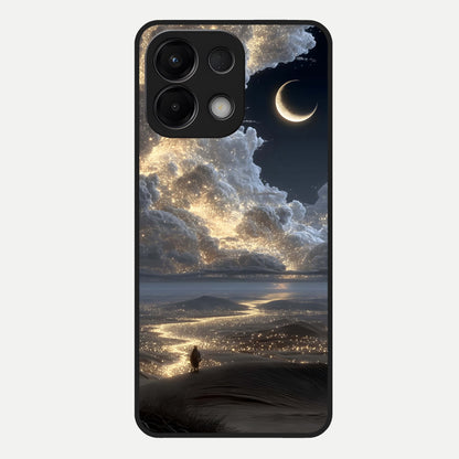  Moonlight Spark Path Glass Case For Oppo K13 5G back cover – full design glossy printed glass finish