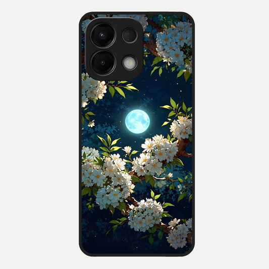  Moonlit Blossom Dream Glass Case For Oppo K13 5G back cover – full design glossy printed glass finish