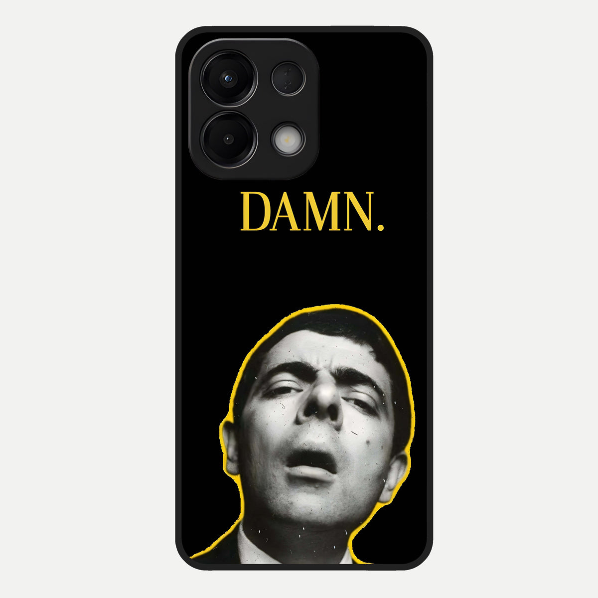  Mr Bean Damn Glass Case For Oppo K13 5G back cover – full design glossy printed glass finish
