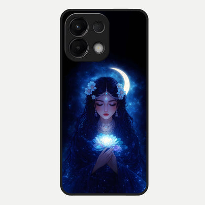  Mystic Moon Queen Glass Case For Oppo K13 5G back cover – full design glossy printed glass finish