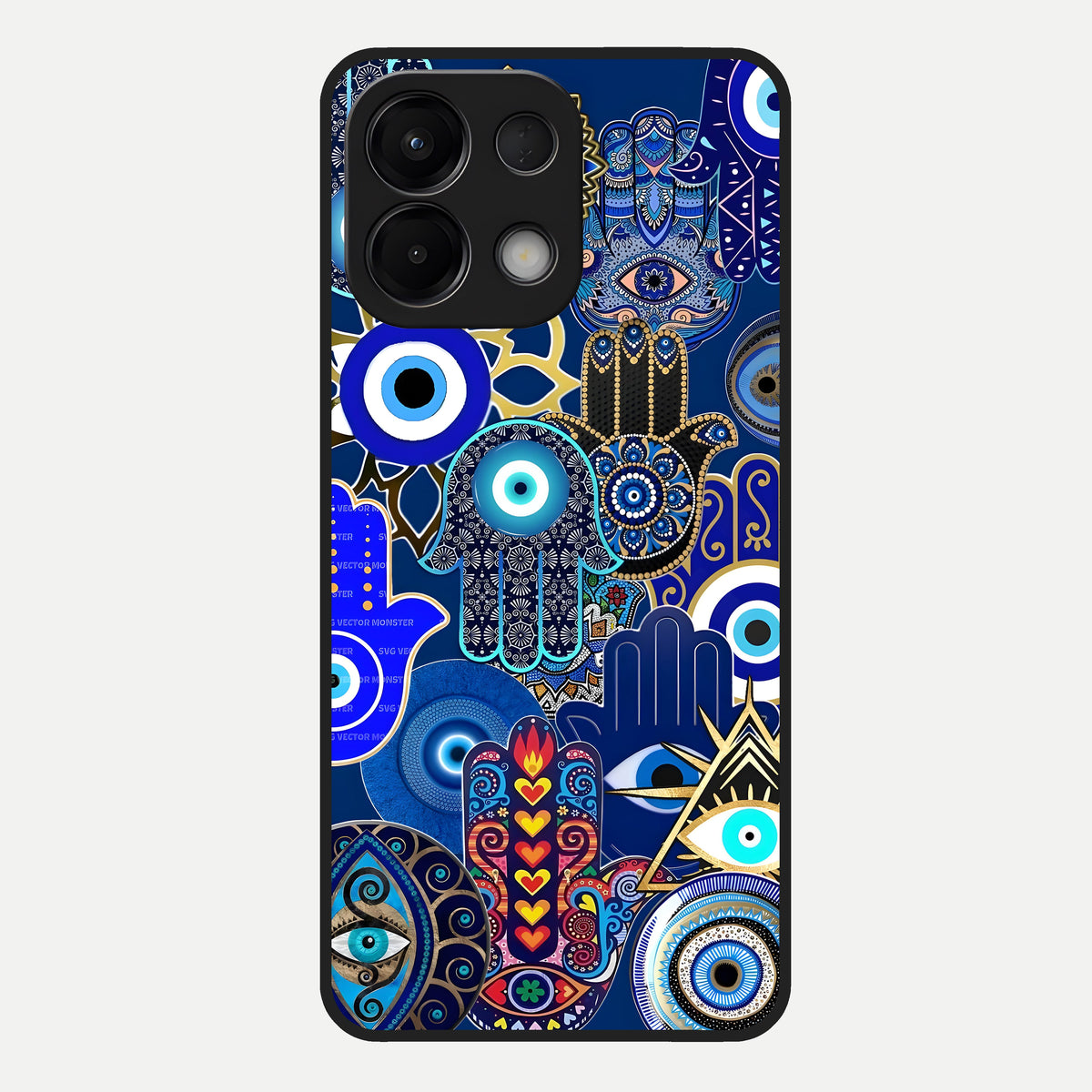  Mystic Palm Guard Glass Case For Oppo K13 5G back cover – full design glossy printed glass finish