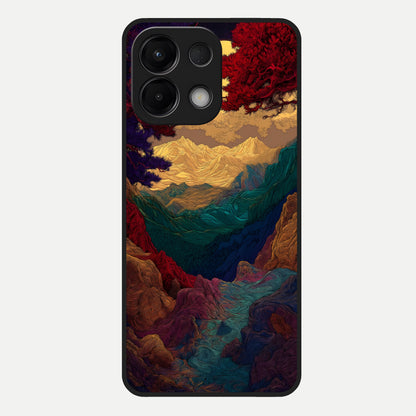  Mystic Valley Light Glass Case For Oppo K13 5G back cover – full design glossy printed glass finish