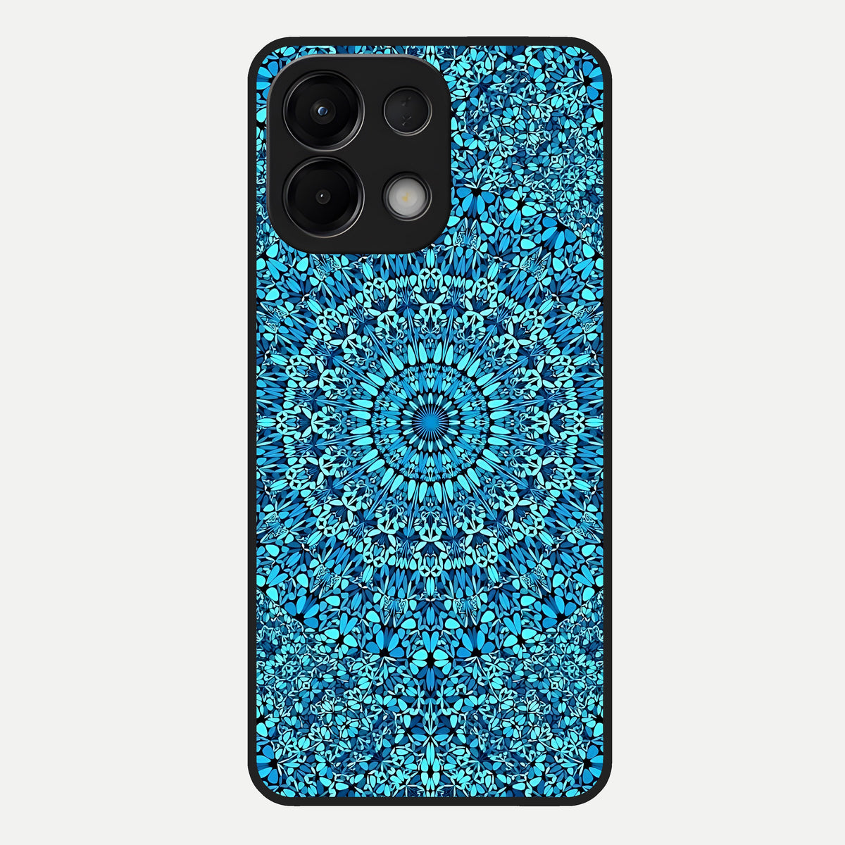  Ocean Bloom Mandala Glass Case For Oppo K13 5G back cover – full design glossy printed glass finish