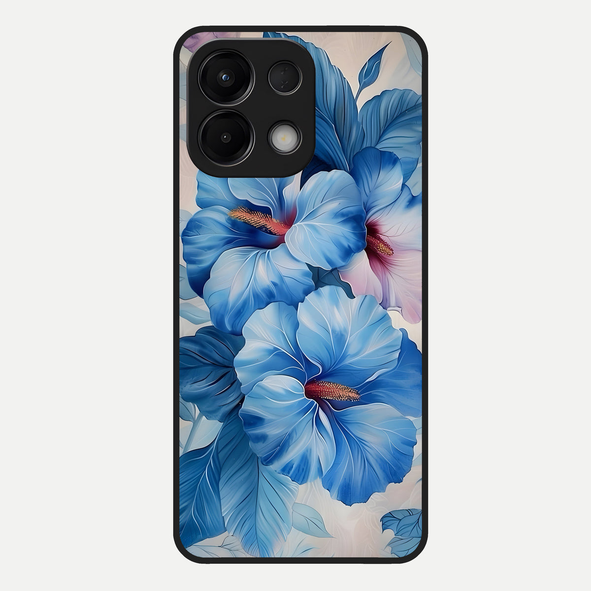  Ocean Hibiscus Grace Glass Case For Oppo K13 5G back cover – full design glossy printed glass finish