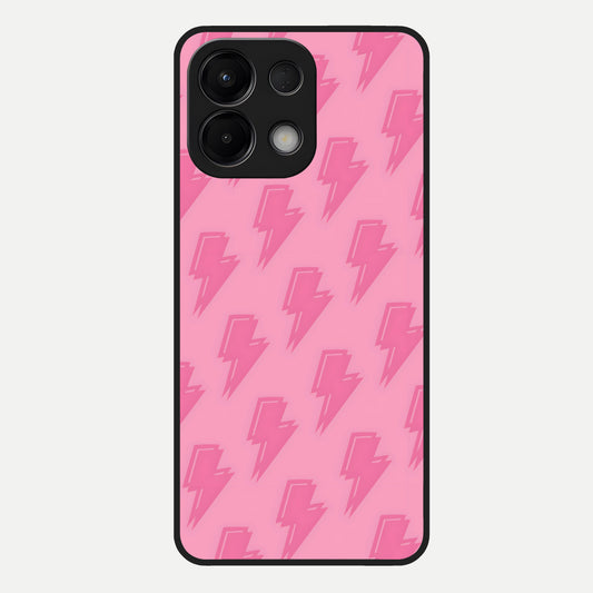  Pink Moo Magic Glass Case For Oppo K13 5G back cover – full design glossy printed glass finish