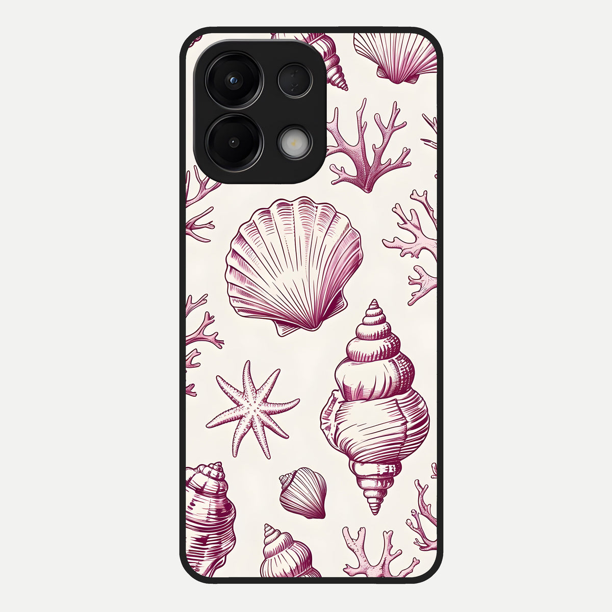  Pink Power Sparks Glass Case For Oppo K13 5G back cover – full design glossy printed glass finish