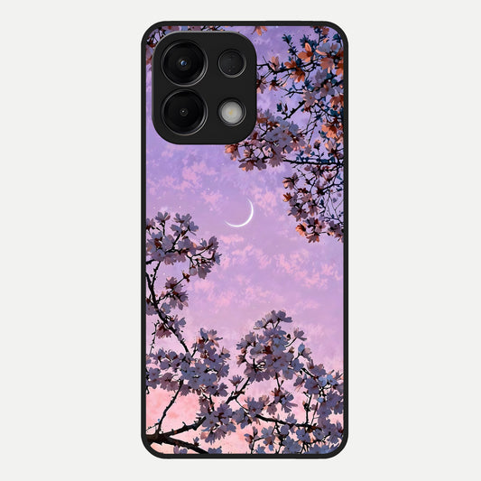  Purple Serenity Moon Glass Case For Oppo K13 5G back cover – full design glossy printed glass finish