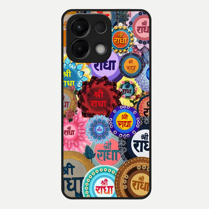  Radha Divine Bloom Glass Case For Oppo K13 5G back cover – full design glossy printed glass finish
