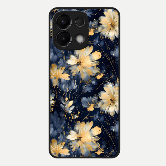  Royal Petal Dream Glass Case For Oppo K13 5G back cover – full design glossy printed glass finish