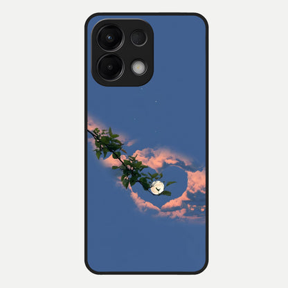  Sky Under Tree Glass Case For Oppo K13 5G back cover – full design glossy printed glass finish