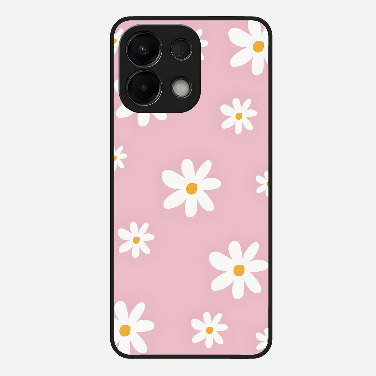  Soft Daisy Bliss Glass Case For Oppo K13 5G back cover – full design glossy printed glass finish