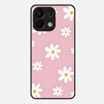  Soft Daisy Bliss Glass Case For Oppo K13 5G back cover – full design glossy printed glass finish