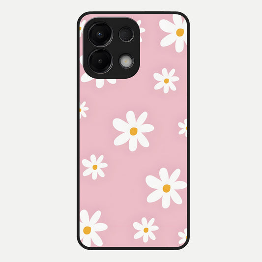  Soft Daisy Bliss Glass Case For Oppo K13 5G back cover – full design glossy printed glass finish