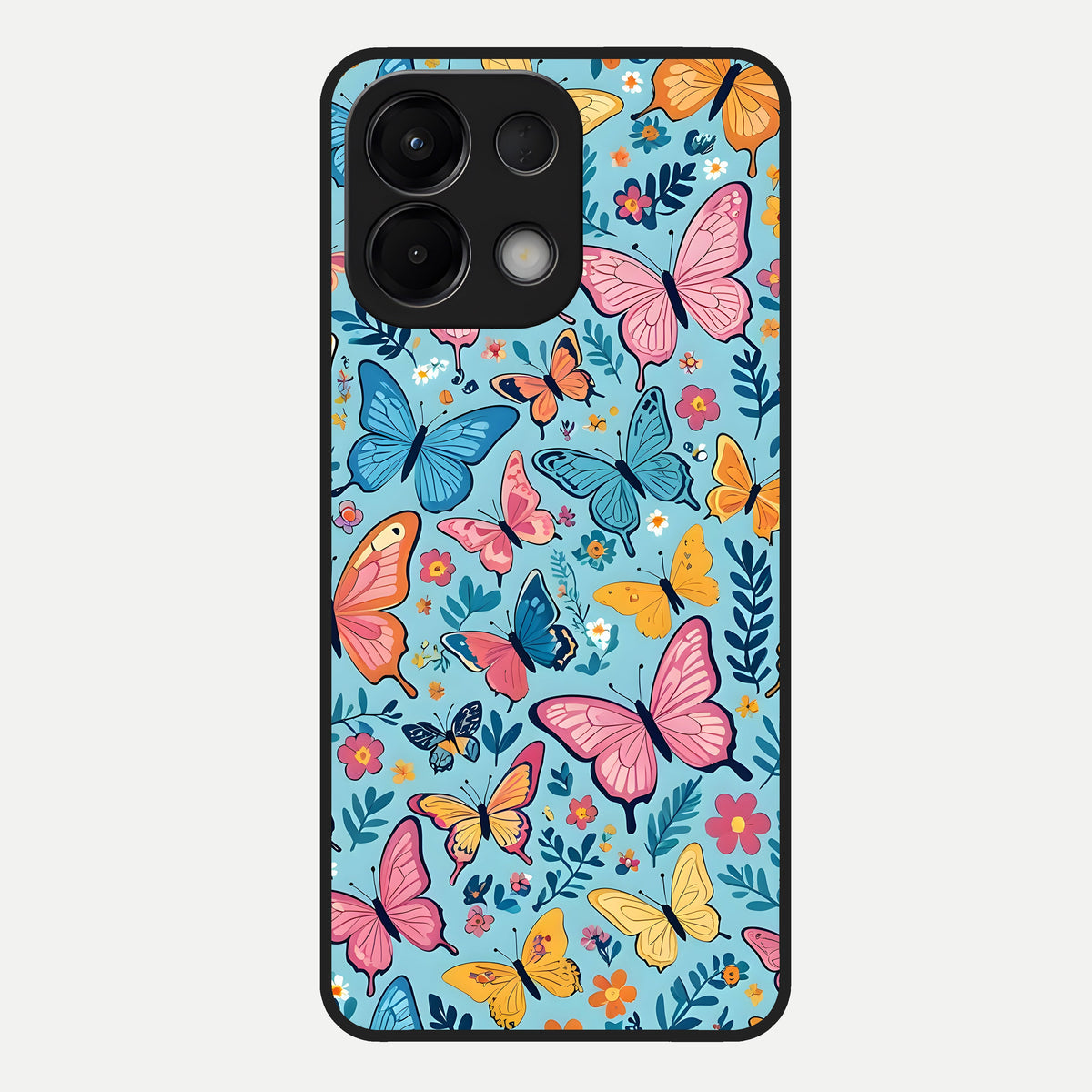  Spring Wing Garden Glass Case For Oppo K13 5G back cover – full design glossy printed glass finish