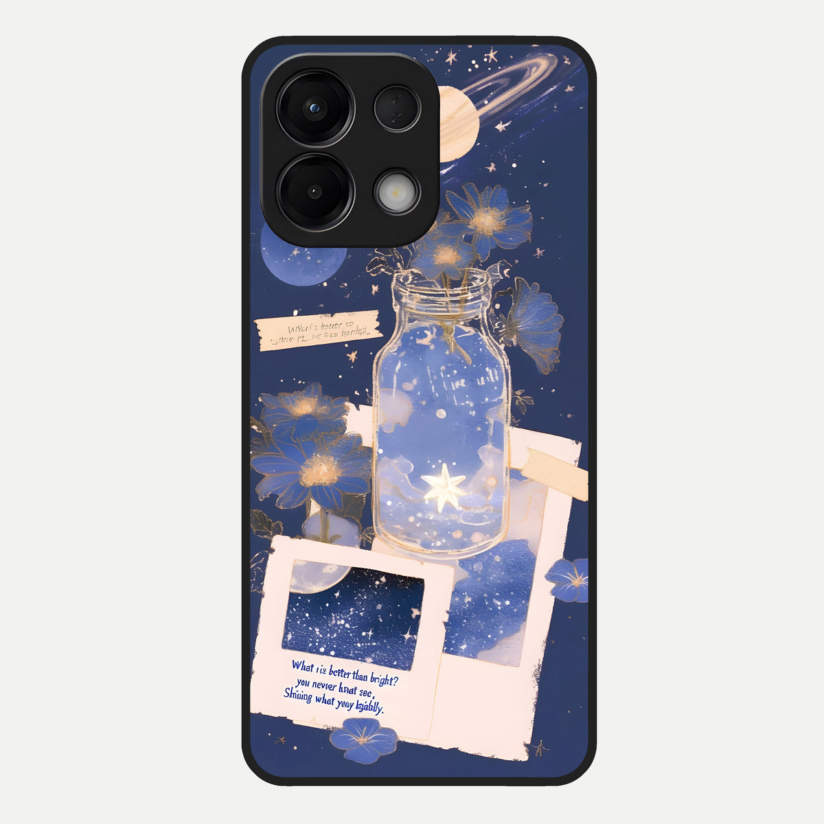  Starlit Cosmic Jar Glass Case For Oppo K13 5G back cover – full design glossy printed glass finish