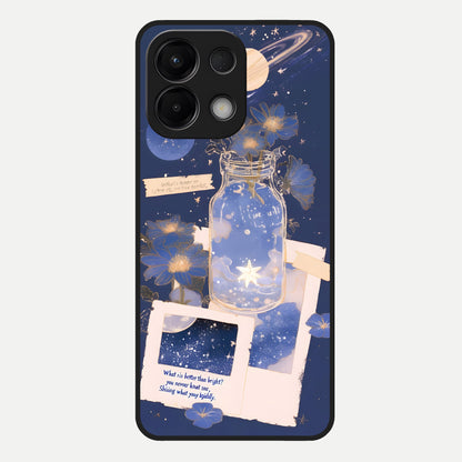  Starlit Cosmic Jar Glass Case For Oppo K13 5G back cover – full design glossy printed glass finish