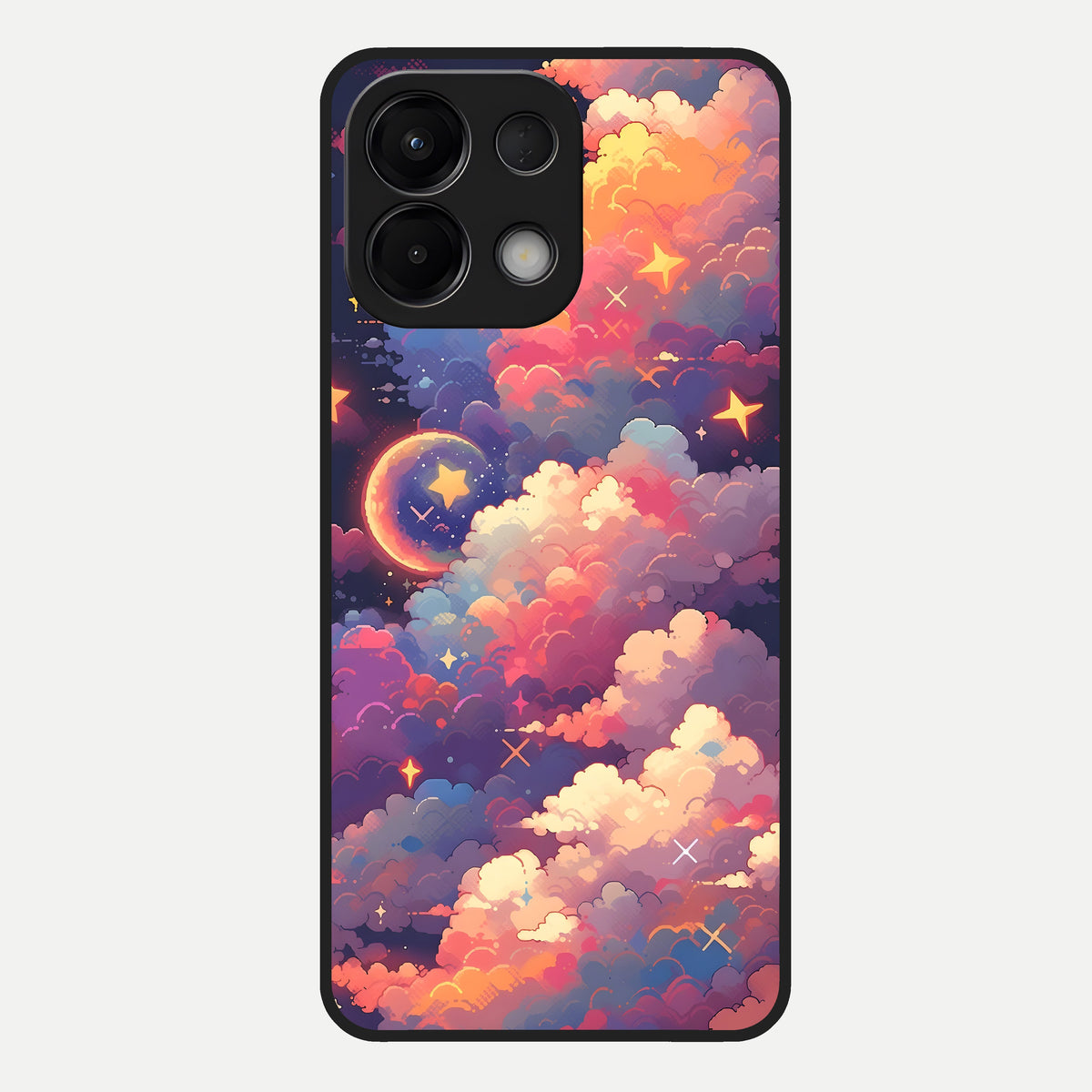  Starlit Dream Clouds Glass Case For Oppo K13 5G back cover – full design glossy printed glass finish