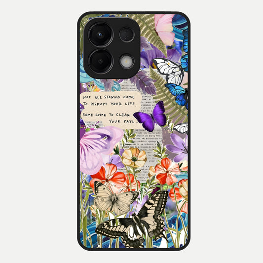  Storm Path Bloom Glass Case For Oppo K13 5G back cover – full design glossy printed glass finish