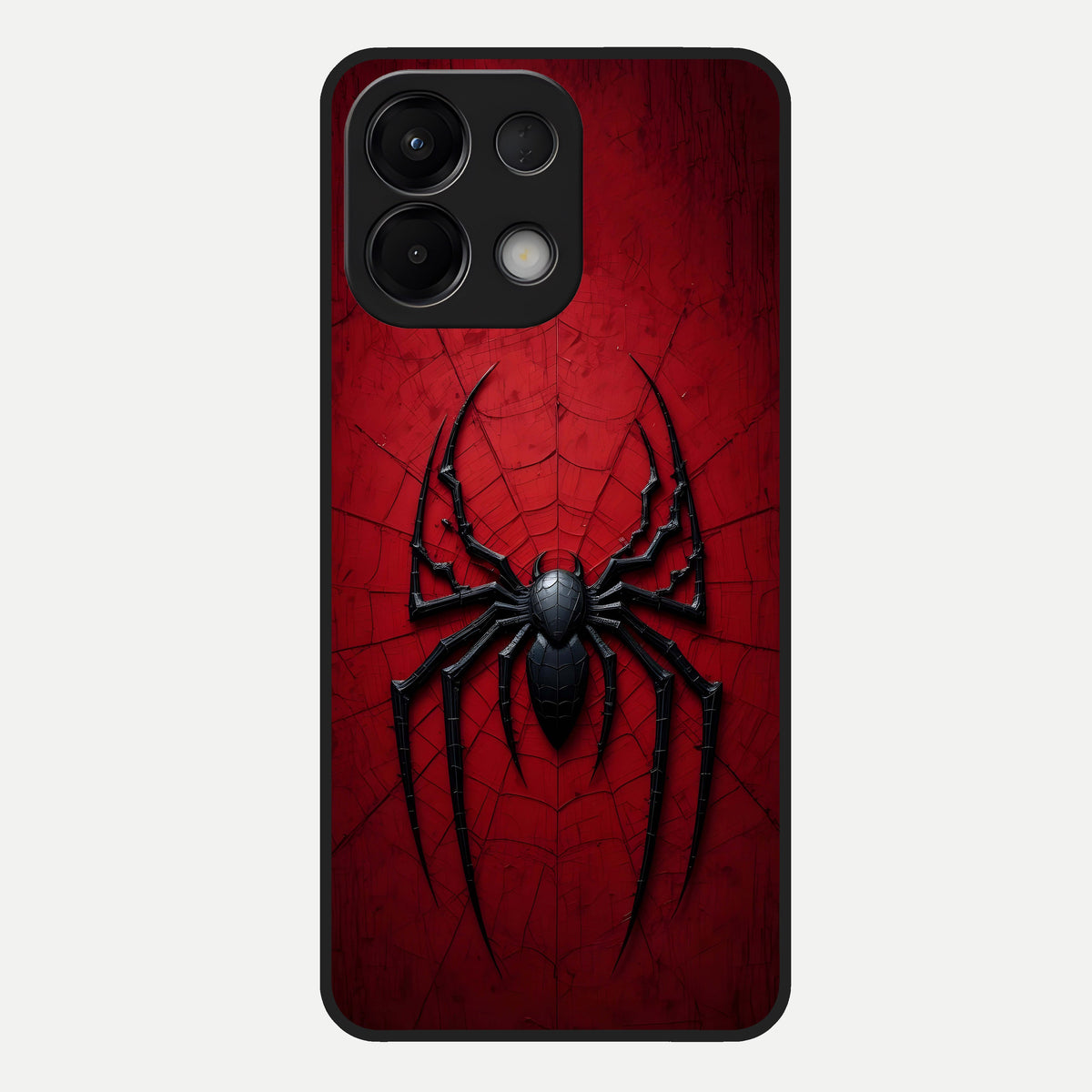  Superhero Web Emblem Glass Case For Oppo K13 5G back cover – full design glossy printed glass finish