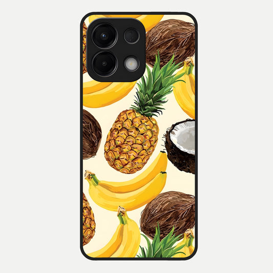  Tropical Fruit Mood Glass Case For Oppo K13 5G back cover – full design glossy printed glass finish