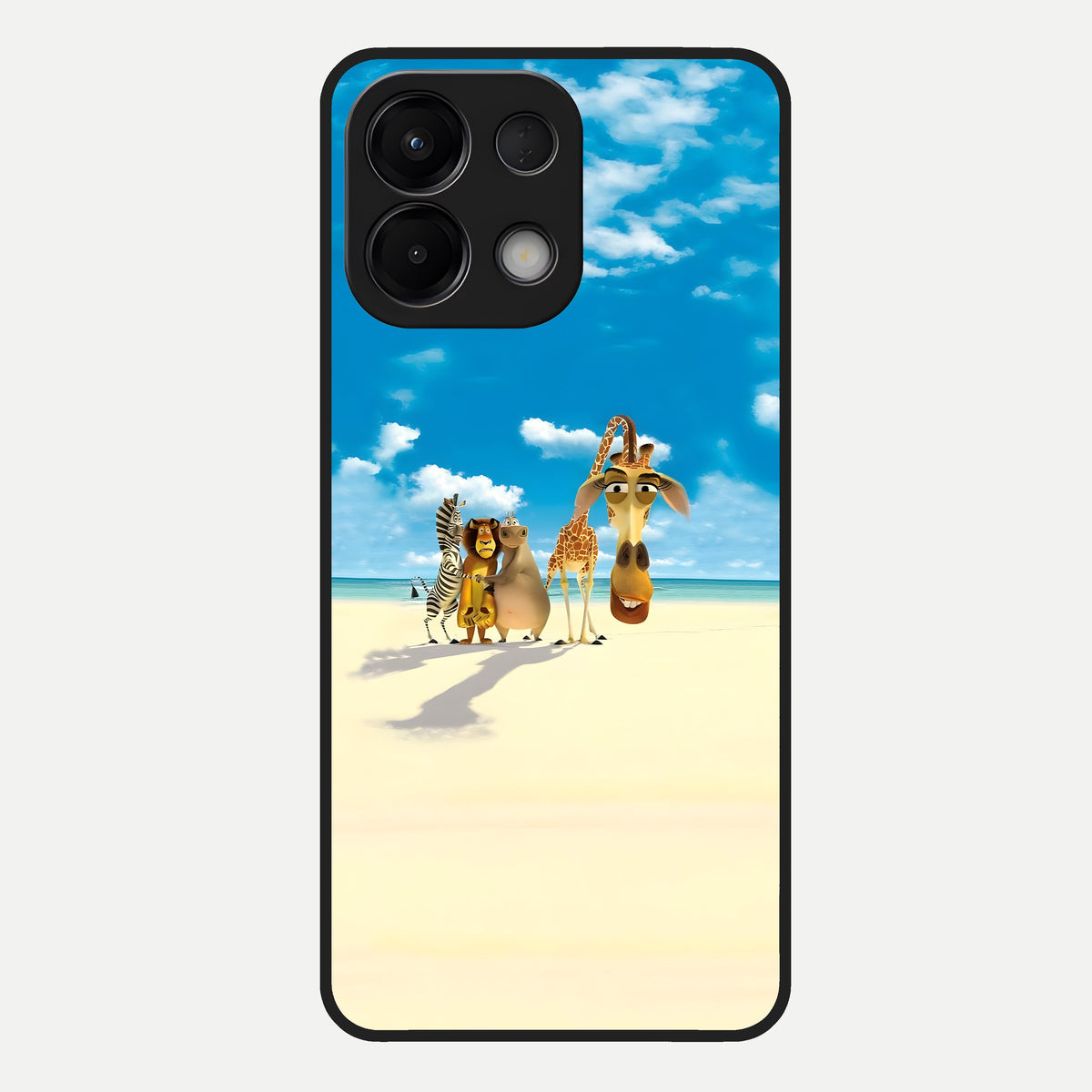  Tropical Fun Squad Glass Case For Oppo K13 5G back cover – full design glossy printed glass finish