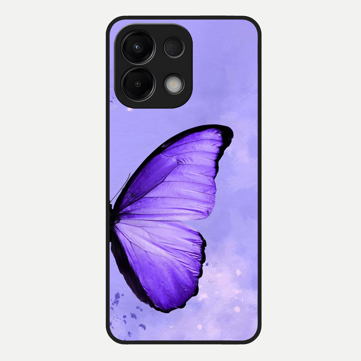  Violet Dream Wing Glass Case For Oppo K13 5G back cover – full design glossy printed glass finish