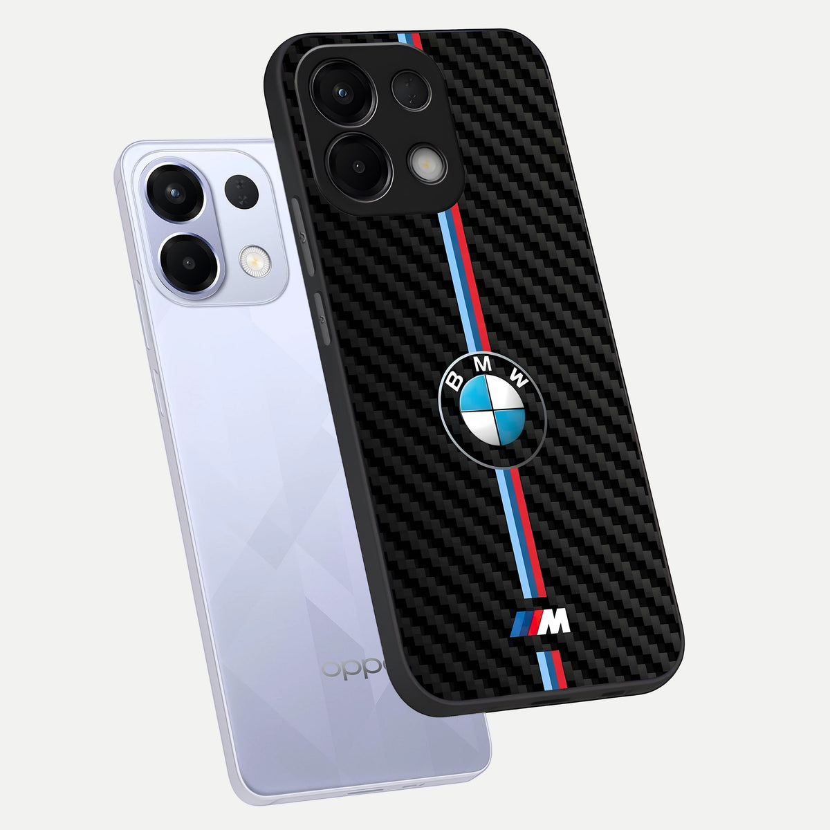  BMW Pattern phone case For Oppo K13 5G showing premium glass back cover with detailed artwork