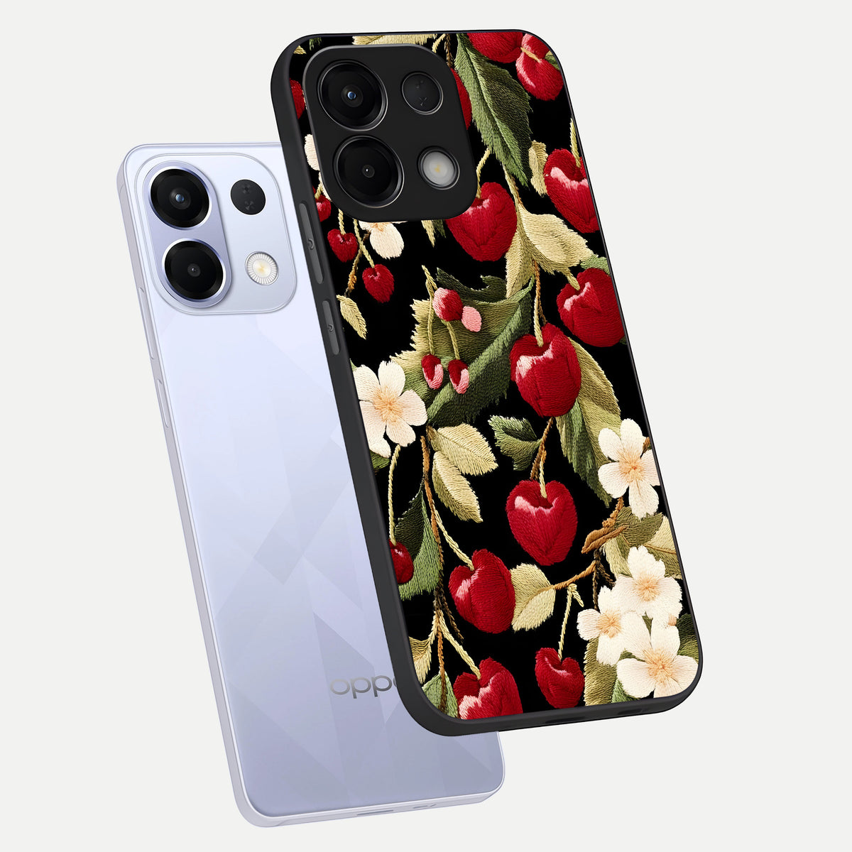  Blooming Spendor Bird phone case For Oppo K13 5G showing premium glass back cover with detailed artwork