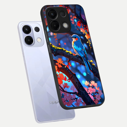  Blooming Water Drift phone case For Oppo K13 5G showing premium glass back cover with detailed artwork