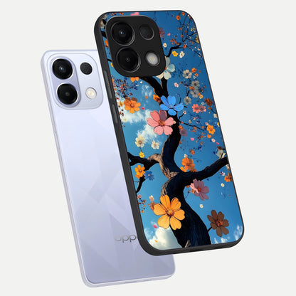  Blossom Dream Sky phone case For Oppo K13 5G showing premium glass back cover with detailed artwork
